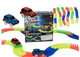 LT22 LANDTOYS TOR ŚWIECĄCY GLOW MAGIC TRACKS SAMOCHODOWY 220EL 2 AUTA MAGIC